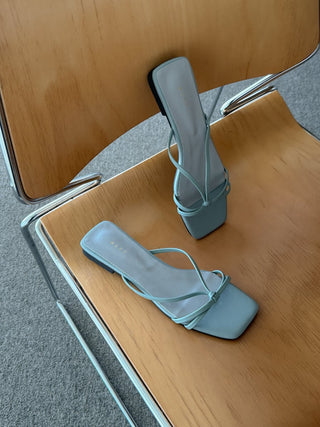 twisted strap sandals