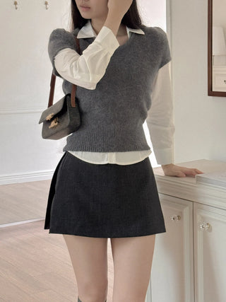 angora short knit