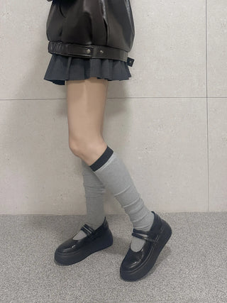 pattern knee socks