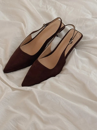 suede mid-heel