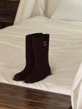 suede mid boots
