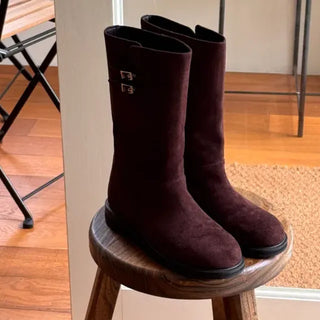 suede mid boots