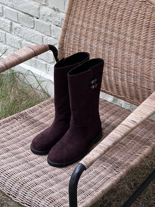 suede mid boots