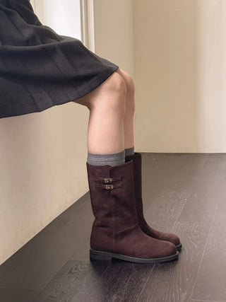 suede mid boots