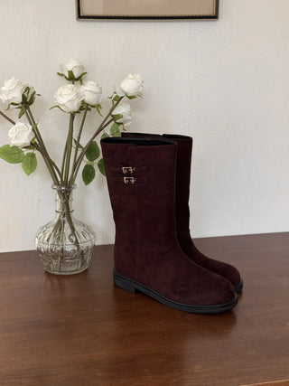 suede mid boots