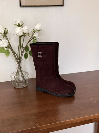 suede mid boots