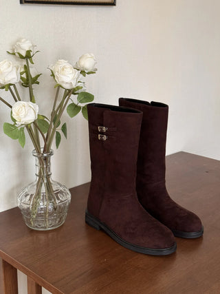 suede mid boots