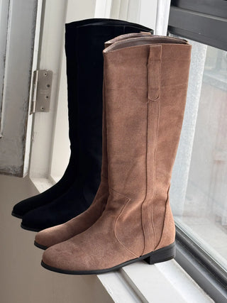 fleece long boots
