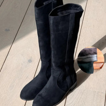 fleece long boots