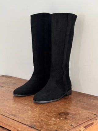 fleece long boots