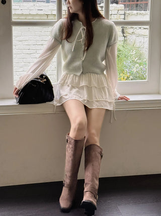 suede long boots
