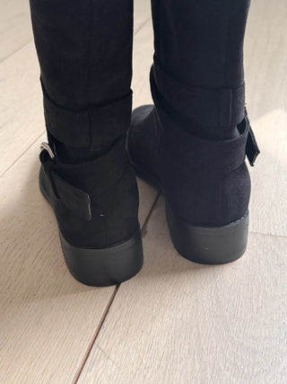 suede long boots