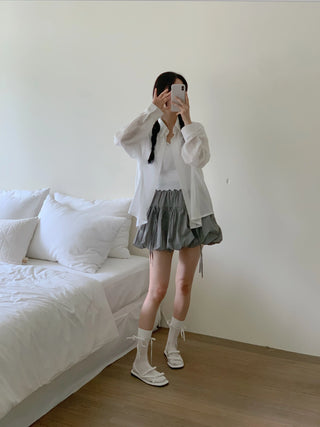 see-through ribbon sandals