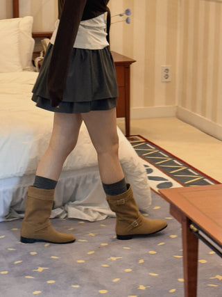 suede ankle boots