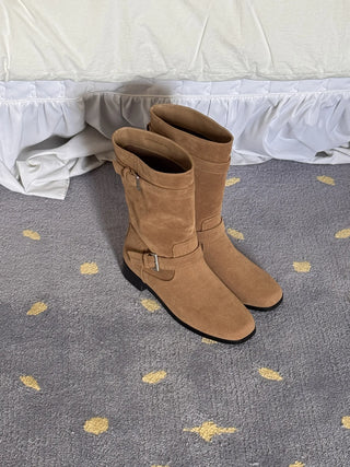 suede ankle boots