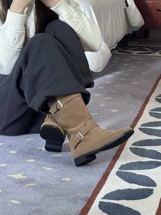 suede ankle boots