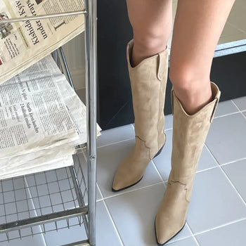 suede western boots