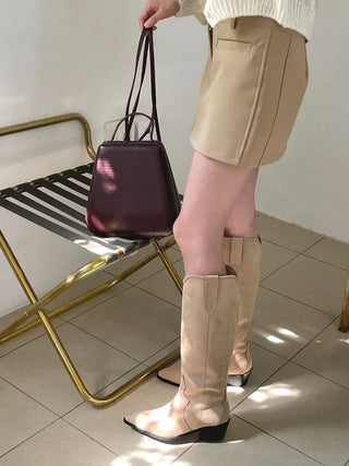 suede western boots