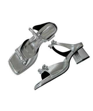 double ribbon sandals