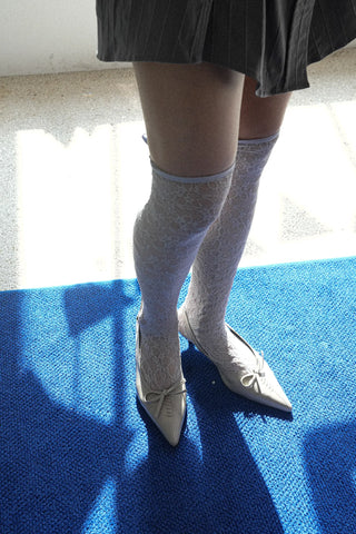 mini ribbon slingback