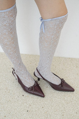 mini ribbon slingback