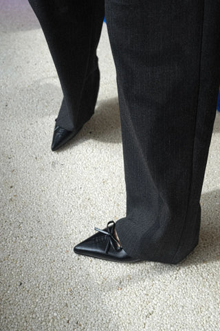 mini ribbon slingback