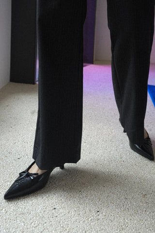 mini ribbon slingback