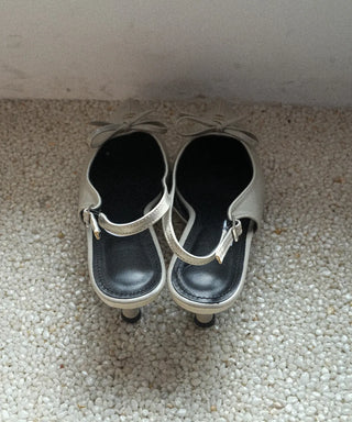 mini ribbon slingback