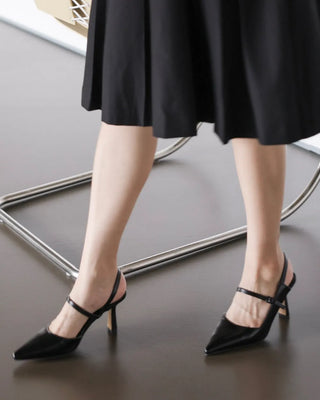 buckle strap slingback