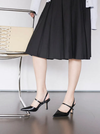 buckle strap slingback