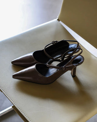 buckle strap slingback