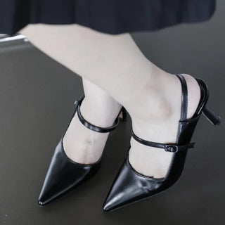 buckle strap slingback