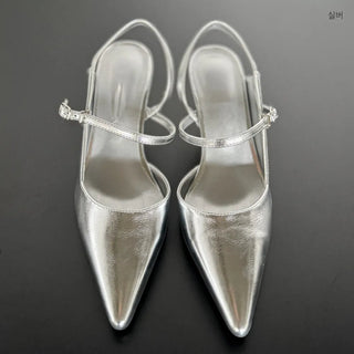 buckle strap slingback