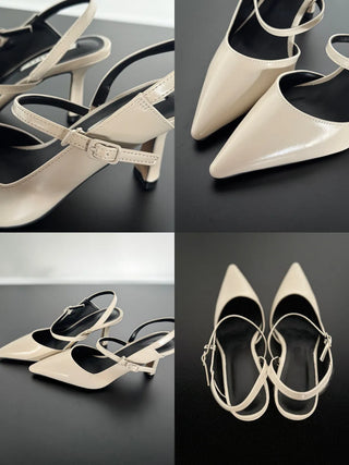 buckle strap slingback