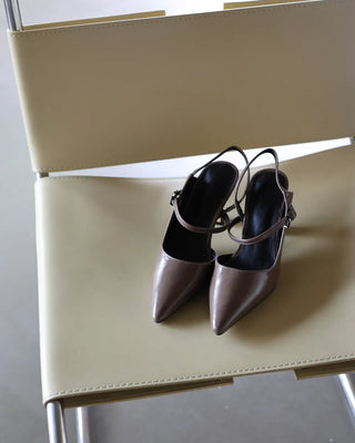 buckle strap slingback