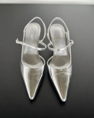 buckle strap slingback