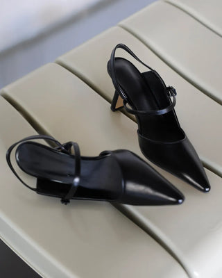 buckle strap slingback