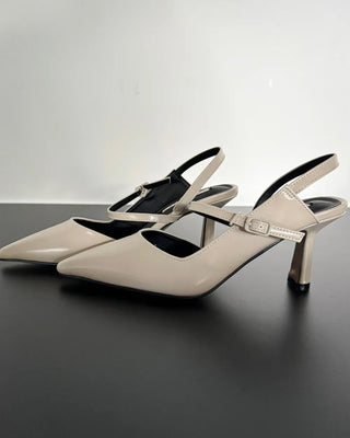 buckle strap slingback