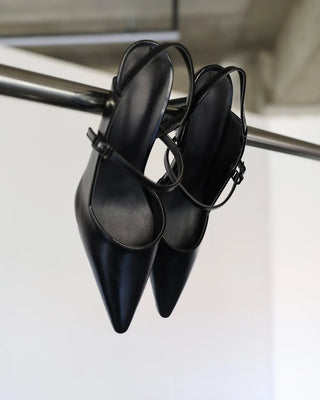 buckle strap slingback