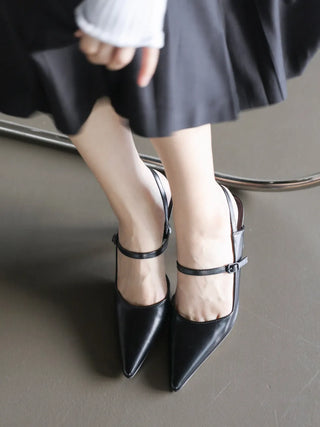 buckle strap slingback