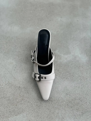 Mary Jane mule heel