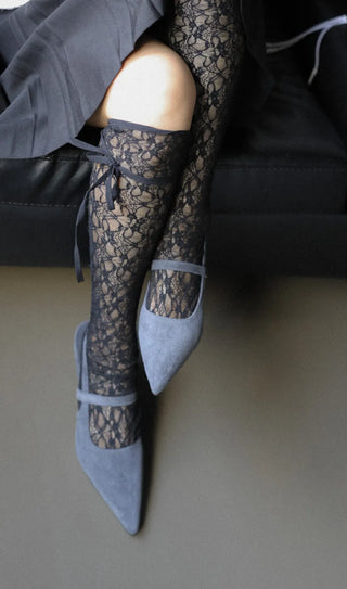 suede Mary Jane