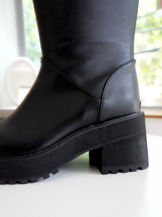 platform long boots