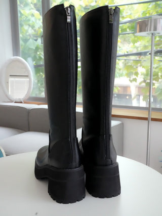 platform long boots