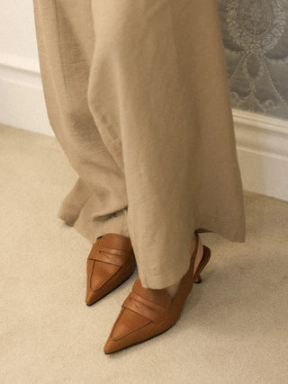 vintage loafer heel