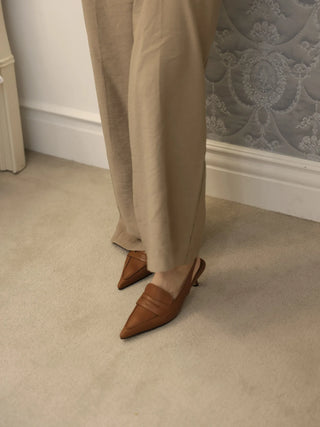 vintage loafer heel