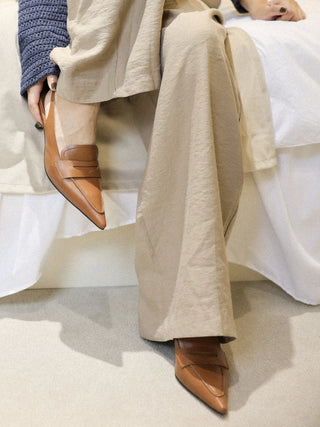 vintage loafer heel