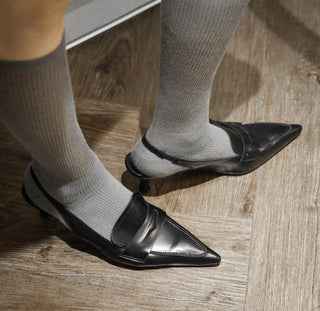 vintage loafer heel