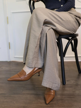 vintage loafer heel