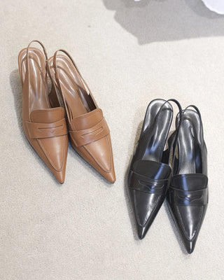 vintage loafer heel